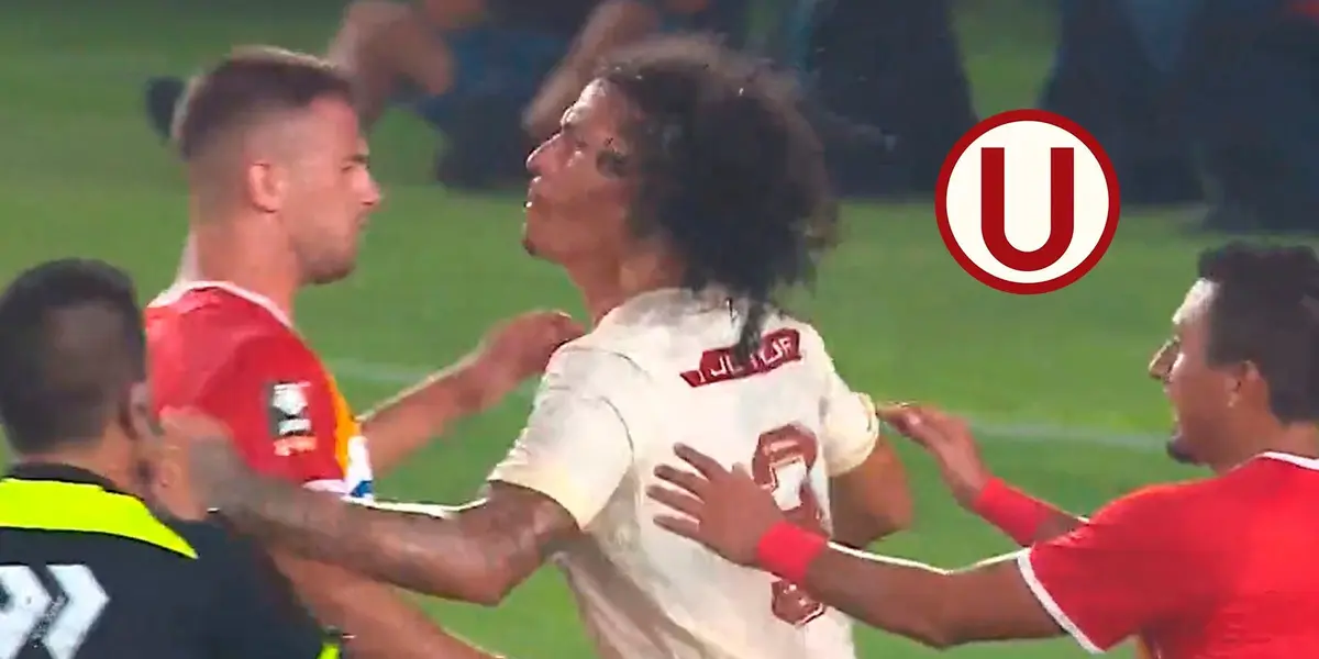 Defensor paraguayo se bronqueó con Caballero durante el Universitario vs Atlético Grau