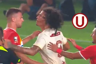 Defensor paraguayo se bronqueó con Caballero durante el Universitario vs Atlético Grau 