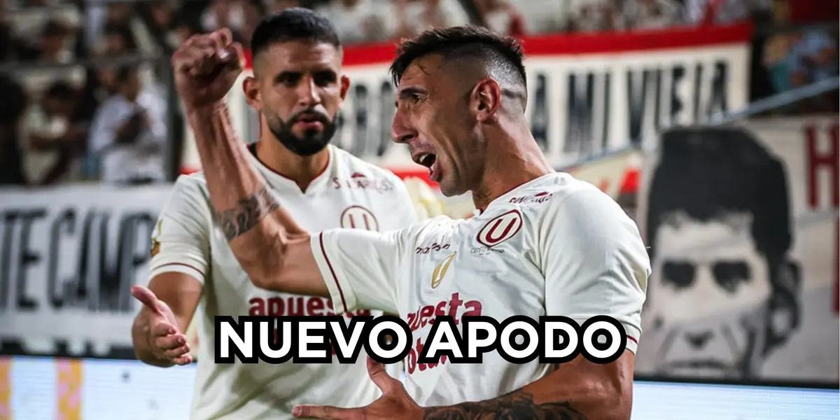 Delantero crema convirtió un gol en la victoria de la 'U' ante Melgar. FOTO: 'X'