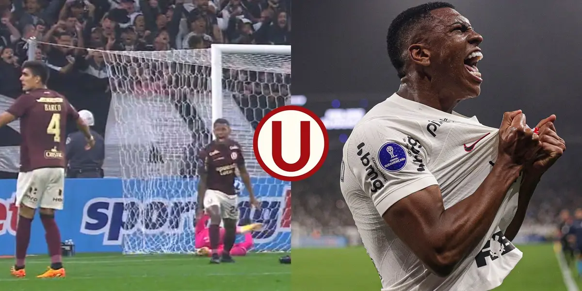 Delantero crema explotó contra Alfonso Barco en el gol del ‘Timao’