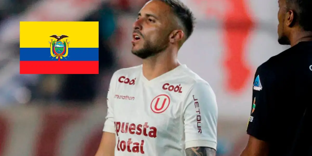 Delantero ecuatoriano a un paso de llegar a Universitario de Deportes