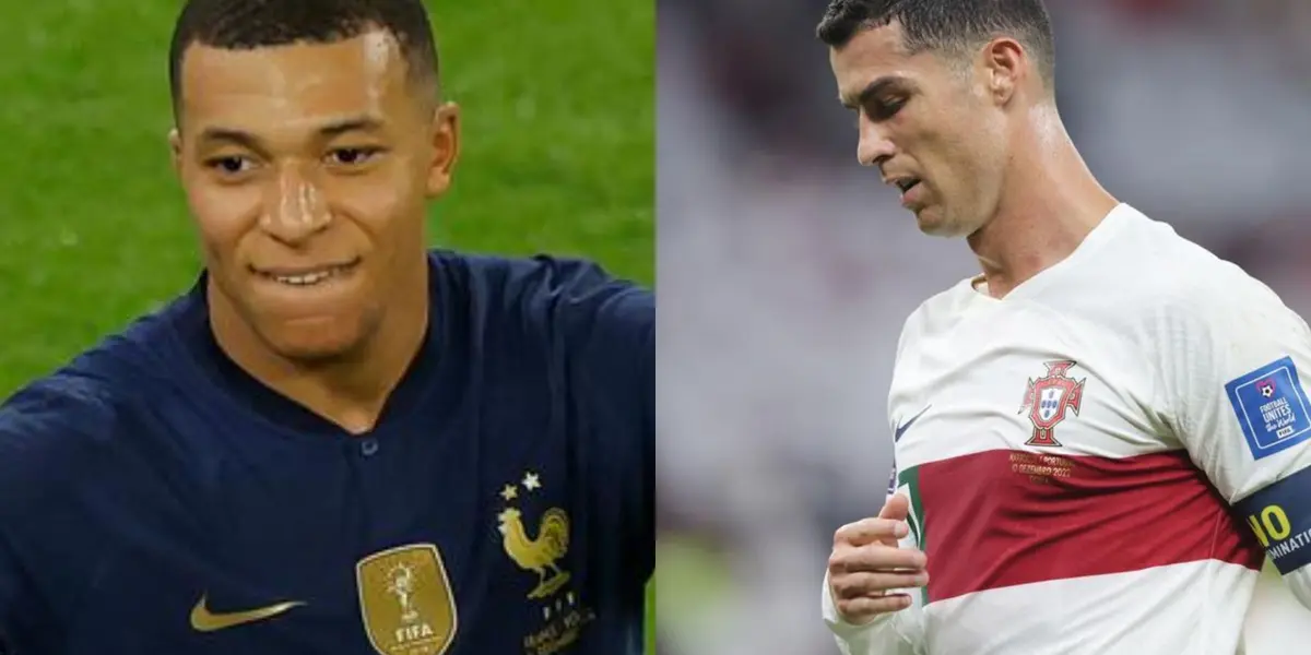 Delantero francés le dejó su ‘chiquita’ a CR7 tras la eliminación de Portugal de Qatar 2022