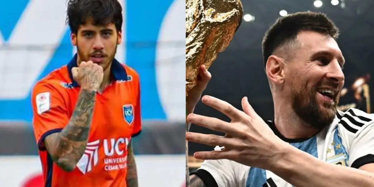 Delantero de la Universidad César Vallejo sacó las garras por el campeón del mundo