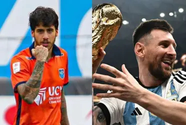 Delantero de la Universidad César Vallejo sacó las garras por el campeón del mundo