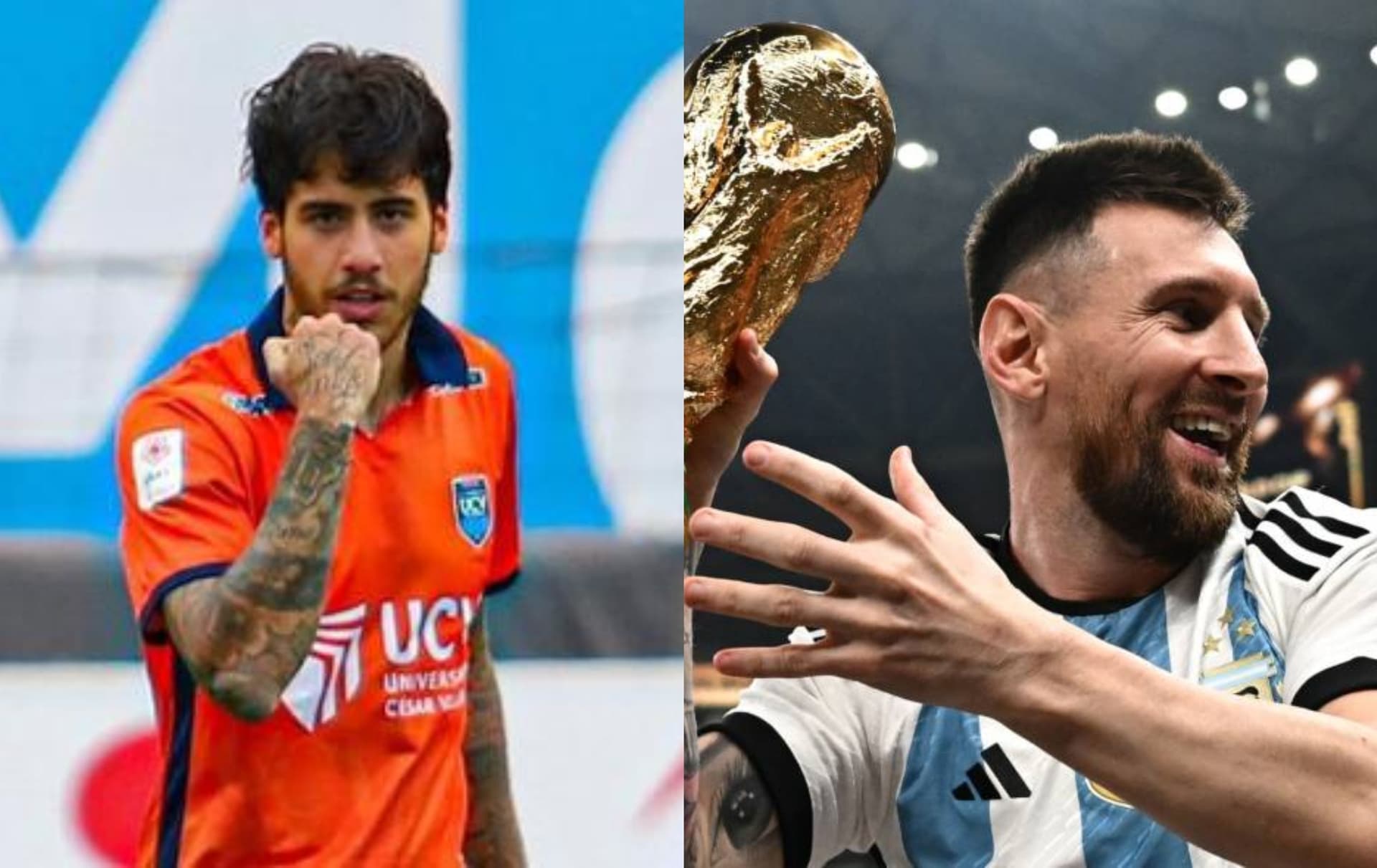 Delantero de la Universidad César Vallejo sacó las garras por el campeón del mundo