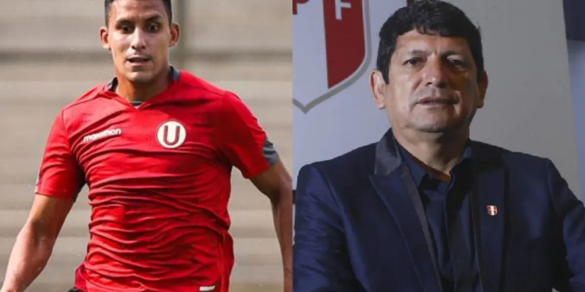 Delantero merengue envió un mensaje al presidente de la Federación Peruana de Fútbol