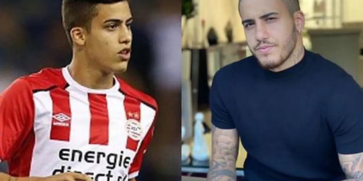 Delantero peruano se recursea en el modelaje de la mano con el fútbol