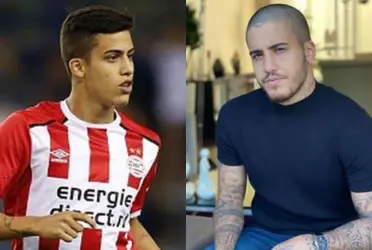 Delantero peruano se recursea en el modelaje de la mano con el fútbol