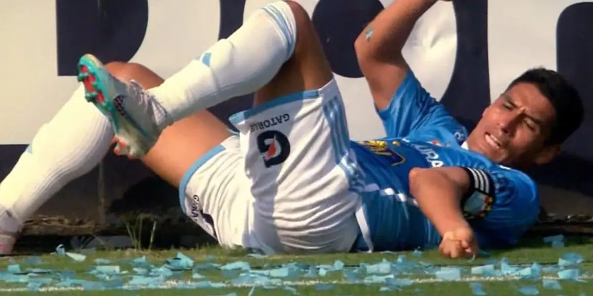 Delantero de Sporting Cristal convirtió un tanto ante Grau, pero salió lesionado del compromiso