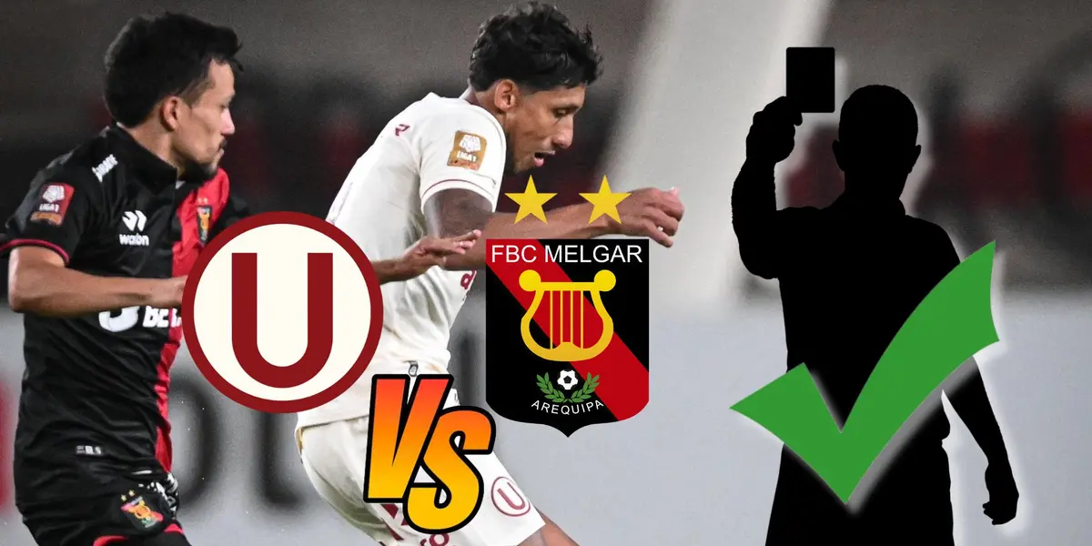 Denle los 3 puntos, el árbitro arrugó y la gran ayuda que recibió la U vs Melgar