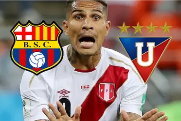 Después de conocerse que Paolo Guerrero no seguirá en el Inter para la próxima temporada, han comenzado a surgir una serie de rumores que lo ponen en dos clubes de Ecuador.