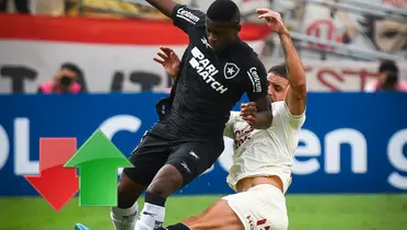 Di Benedetto peleando el balón (Foto: Universitario de Deportes)