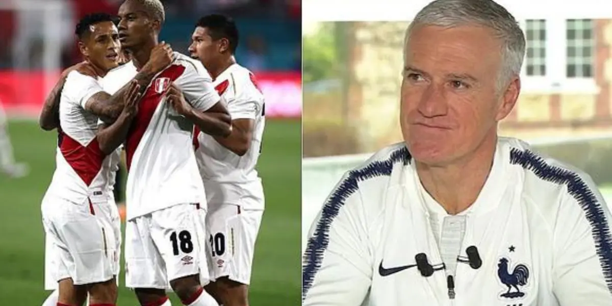 Didier Deschamps se derrite ante la selección peruana