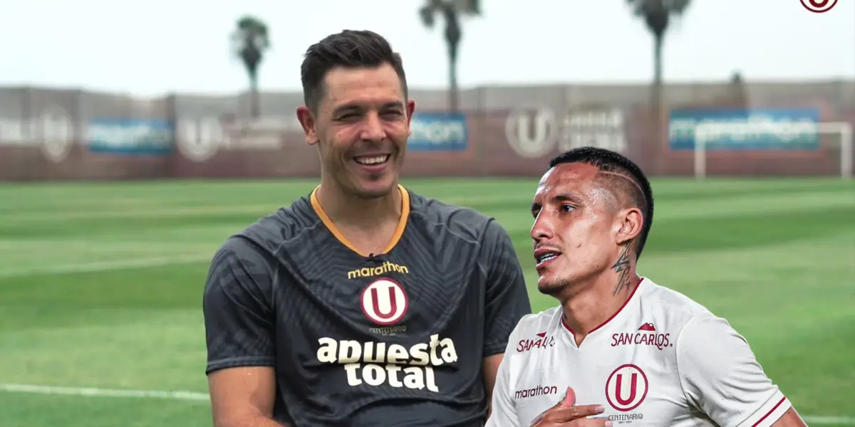 Diego Churín - Álex Valera (Foto: Universitario)