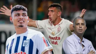 Diego Dorregaray, al lado Jeriel De Santis. En la imagen también aparece Diego Rebagliati. FOTO: La República