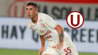 Diego Dorregaray con la camiseta de Universitario de Deportes. FOTO: Líbero