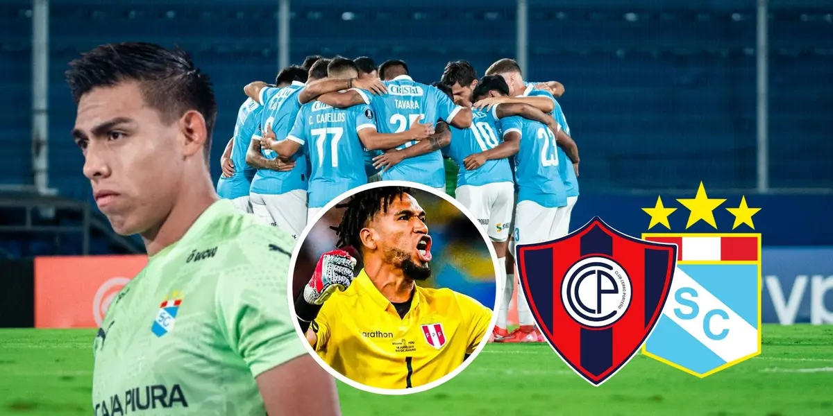 Diego Enríquez - Pedro Gallese (Foto: X de Sporting Cristal)