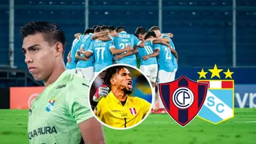 Diego Enríquez - Pedro Gallese (Foto: X de Sporting Cristal)