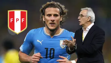 Diego Forlán y Jorge Fossati (Foto: Sports Illustrated)