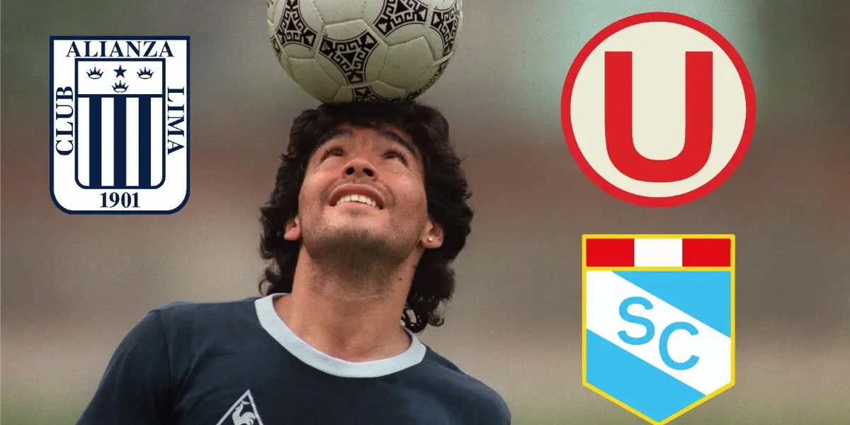Diego Maradona una vez confesó que le hubiera gustado dirigir un equipo como Sporting Cristal
