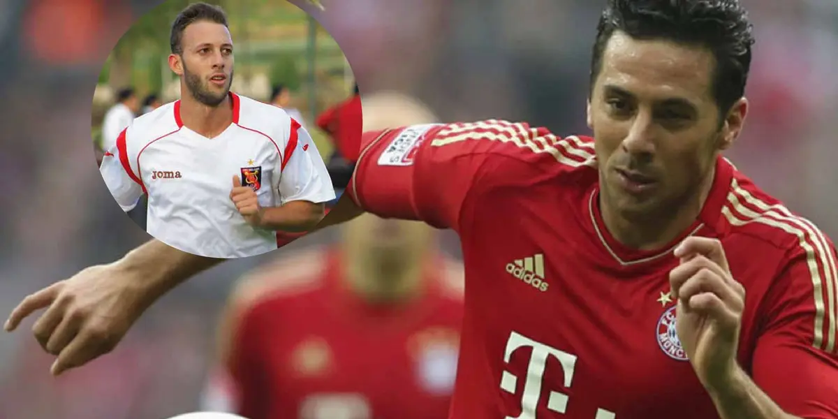 Diego Pizarro fue considerado mejor que Claudio, se formó en la cantera del Bayern, pero no destacó en la élite.