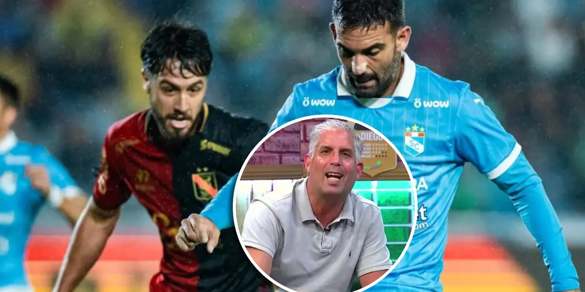 Diego Rebagliati y Martín Cauteruccio (Foto: Sporting Cristal y Captura).