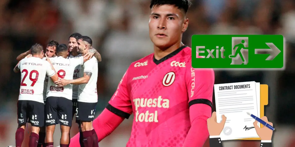 Diego Romero con la camiseta merengue y debajo varios jugadores de la ´U´