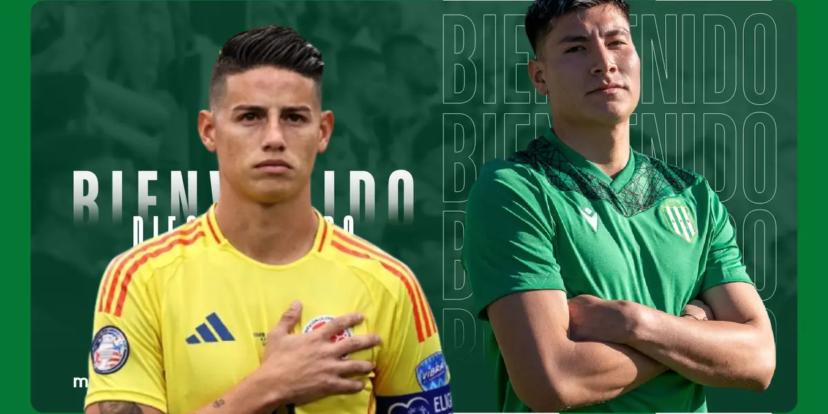 Diego Romero - James Rodríguez (Foto: Banfield)
