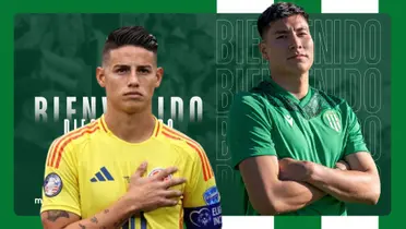 Diego Romero - James Rodríguez (Foto: Banfield)