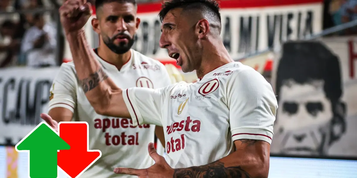 Dorregaray celebrando gol (Foto: Universitario)