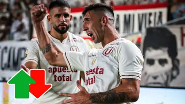 Dorregaray celebrando gol (Foto: Universitario)
