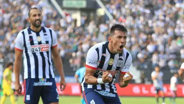 Edgar Benítez y Hernán Barcos jugando para Alianza Lima de Perú. (Foto: Infobae)