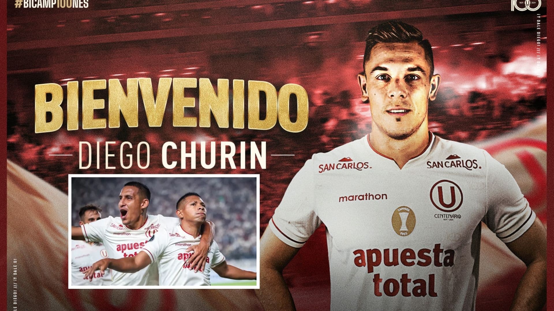 Edison Flores - Álex Valera - Diego Churín (Foto: Club Universitario de Deportes)