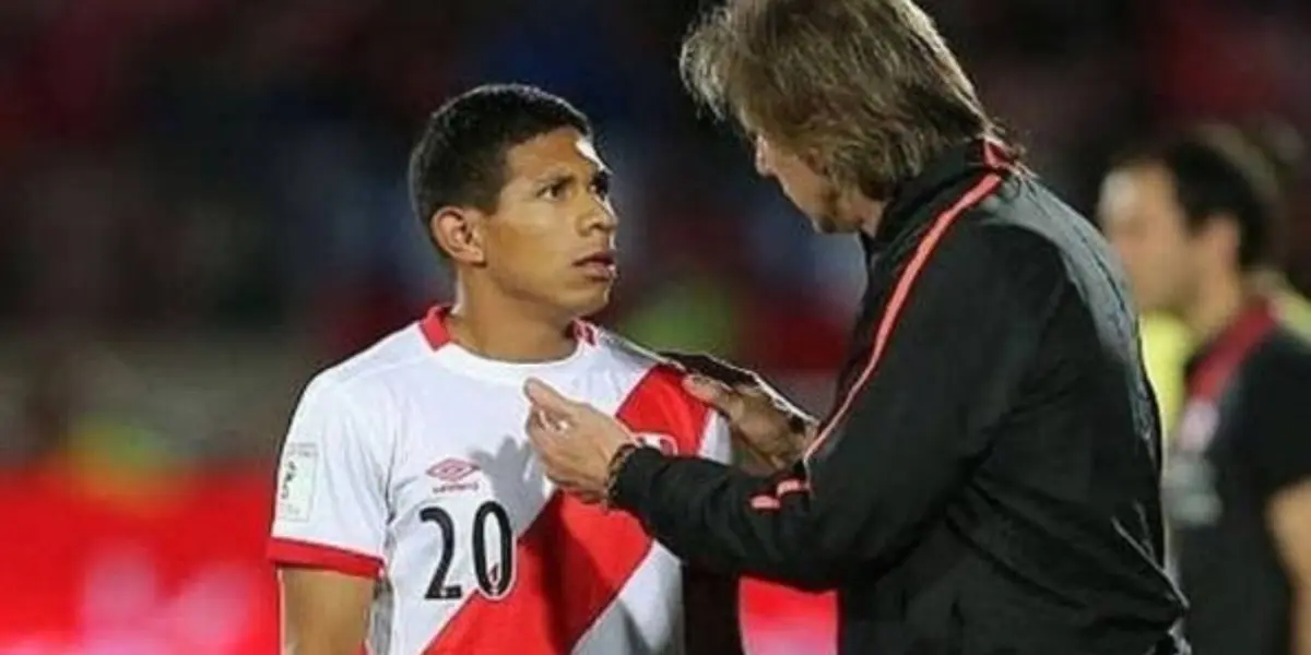 Edison Flores antes era titular en la selección peruana