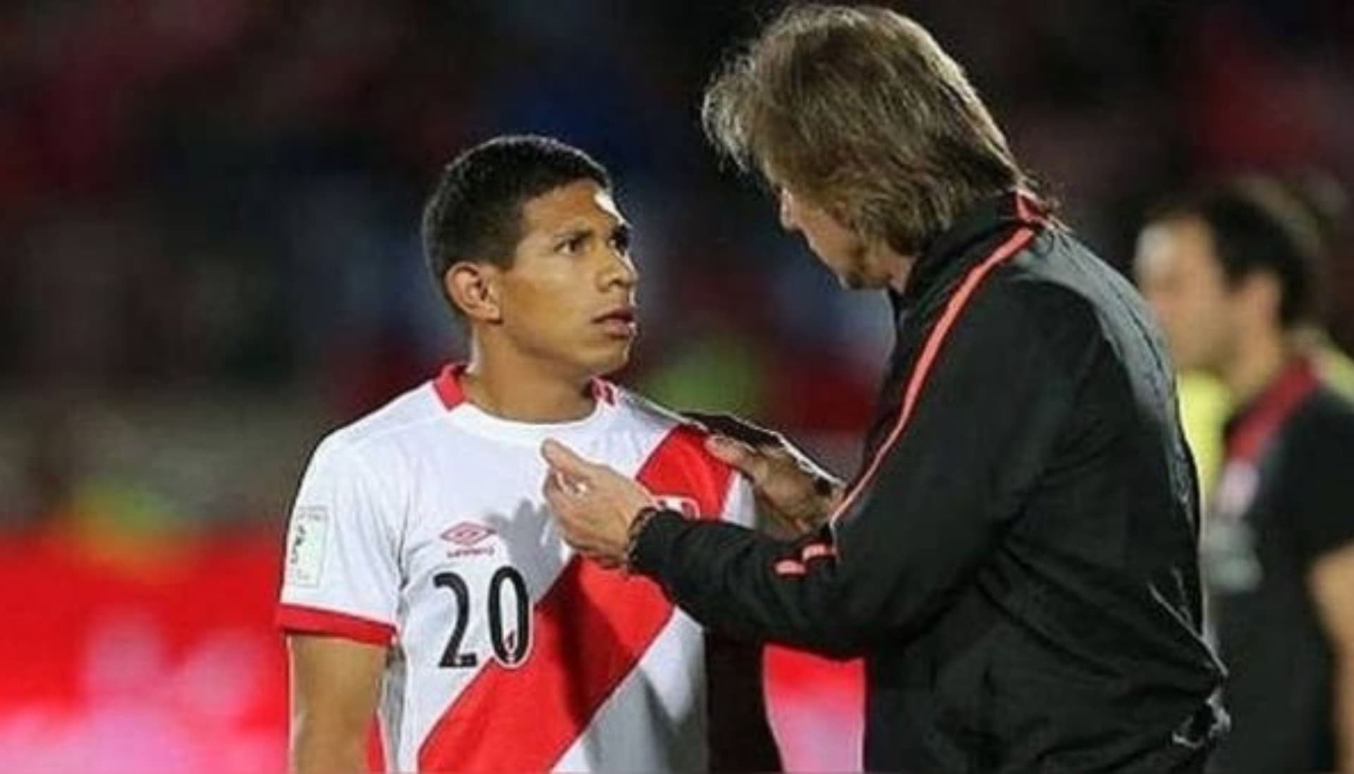 Edison Flores antes era titular en la selección peruana