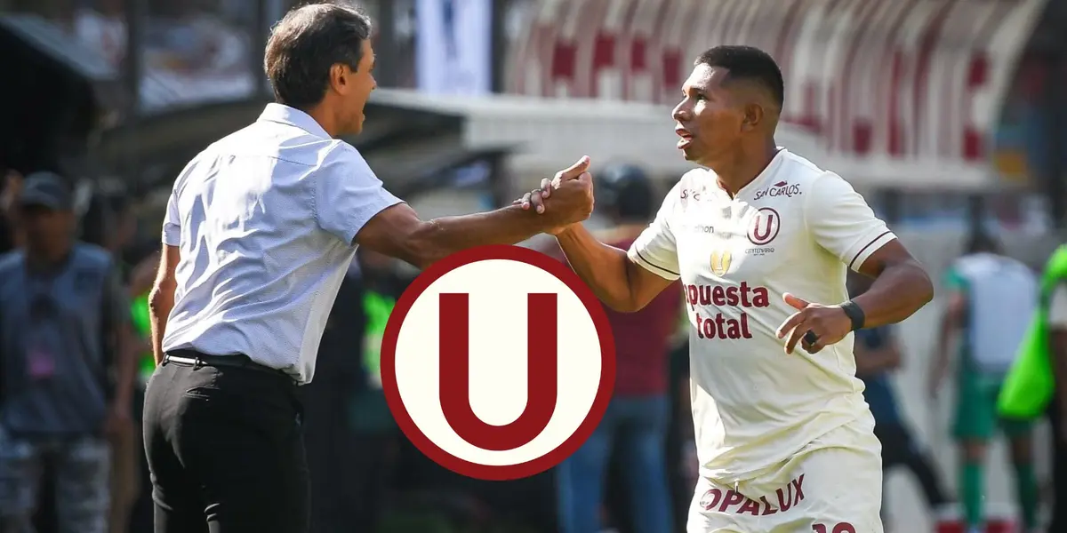 Edison Flores - Fabián Bustos (Foto: Club Universitario de Deportes)