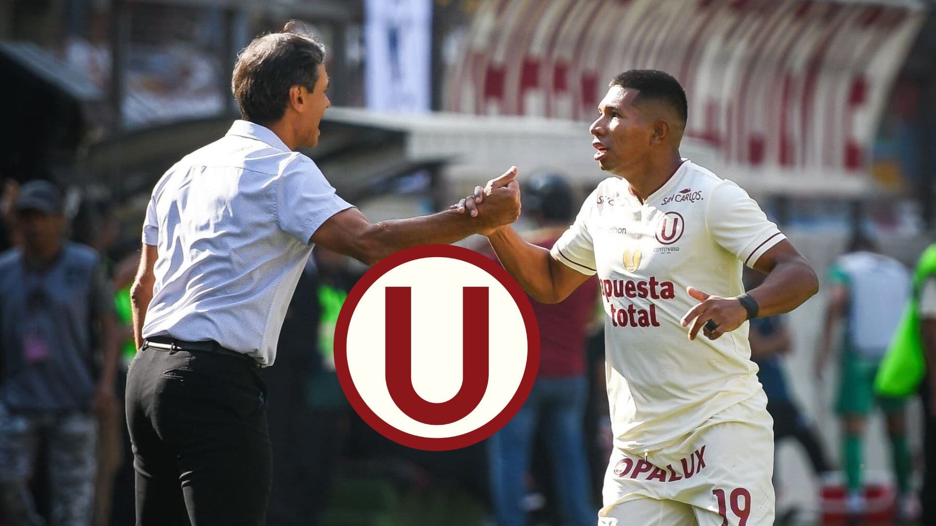 Edison Flores - Fabián Bustos (Foto: Club Universitario de Deportes)