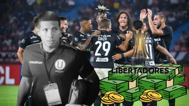 Edison Flores mirando a sus compañeros de Universitario de Deportes