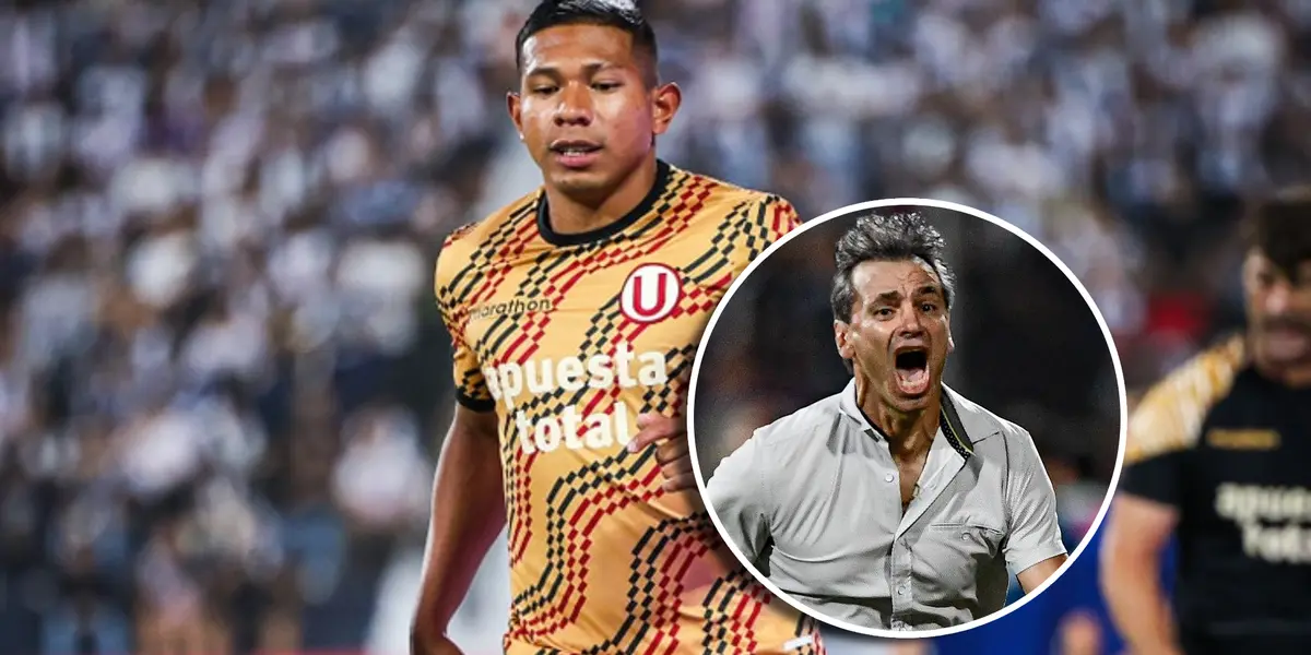 Edison Flores y Fabián Bustos (Foto: Universitario y Liga 1).