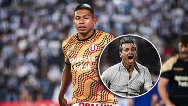 Edison Flores y Fabián Bustos (Foto: Universitario y Liga 1).