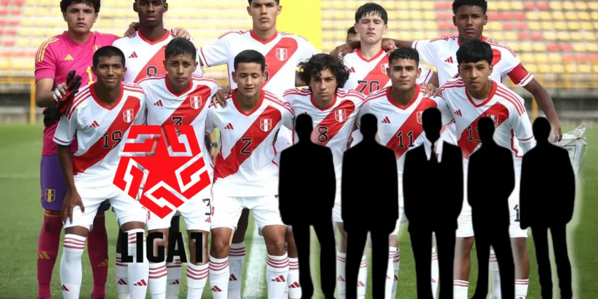 El 11 titular de la Selección Peruana Sub-17 posando para las cámaras