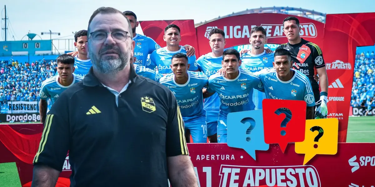 El 11 titular de Sporting Cristal en el Alberto Gallardo y delante Enderson Moreira