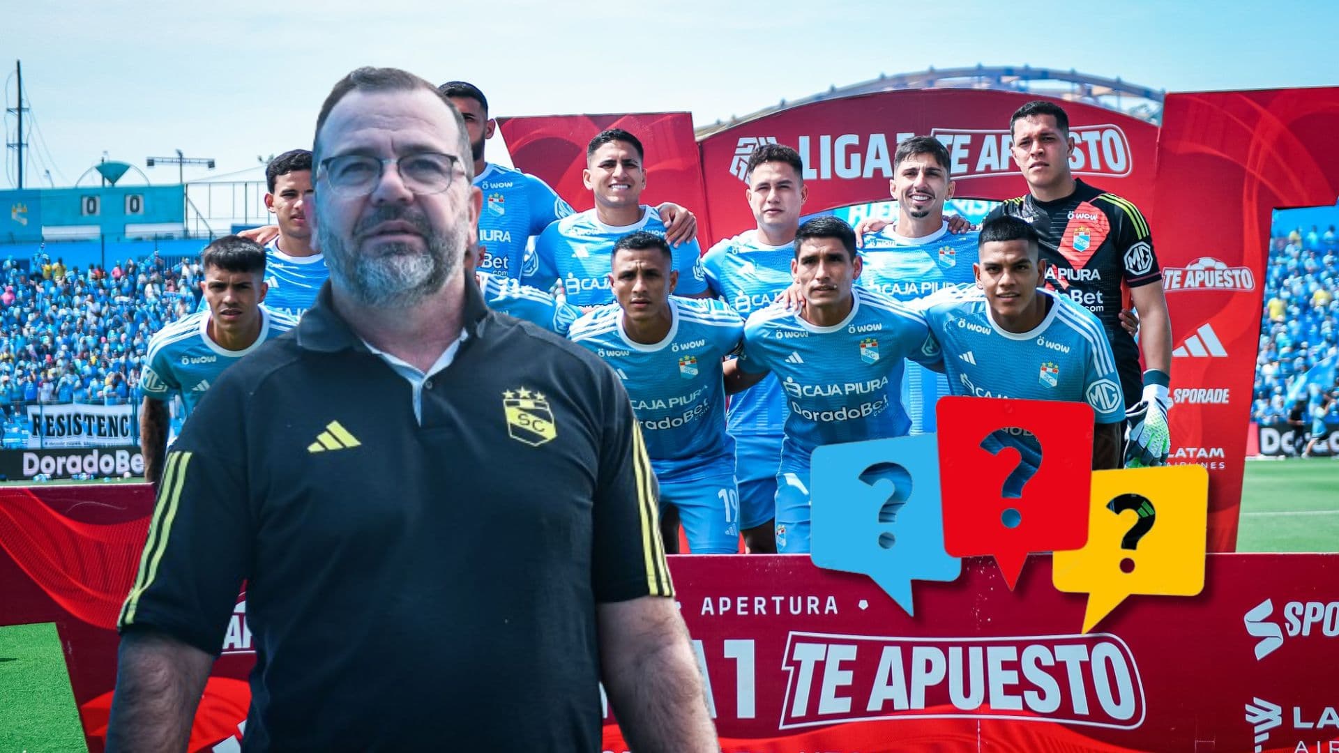 El 11 titular de Sporting Cristal en el Alberto Gallardo y delante Enderson Moreira