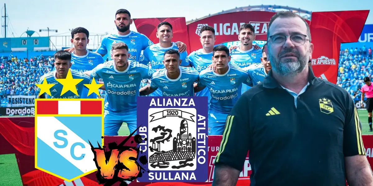 El 11 titular de Sporting Cristal en Liga 1 y al lado el profesor Enderson Moreira