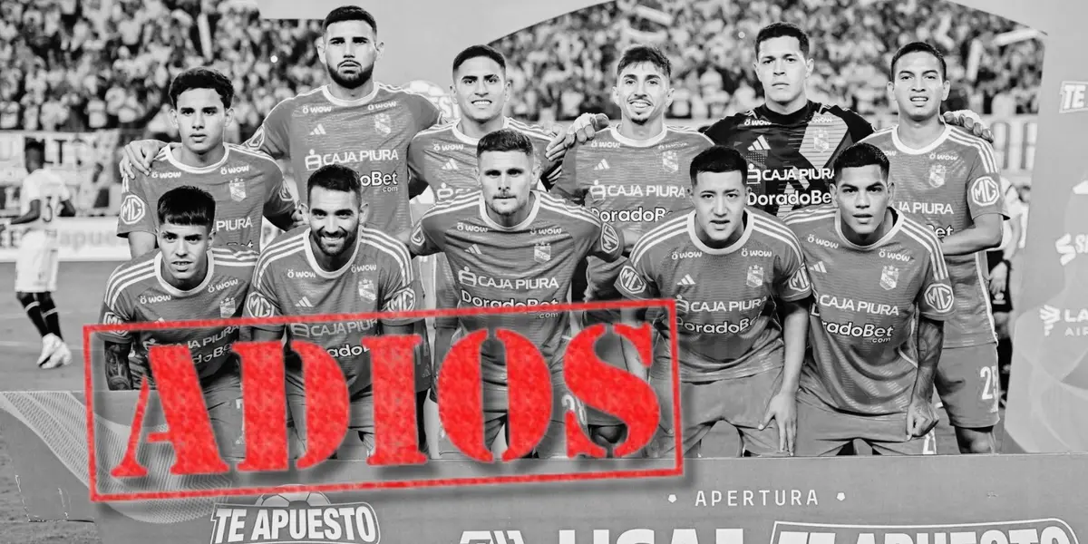 El 11 titular de Sporting Cristal que enfrentó hoy a Universitario de Deportes