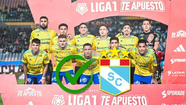 El 11 titular de Sporting Cristal que hoy enfrentó a Deportivo Garcilaso en el Cusco