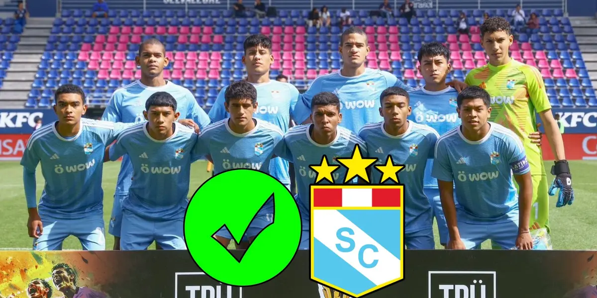 El 11 titular de Sporting Cristal Sub-17 en el duelo de hoy frente a IDV de Ecuador