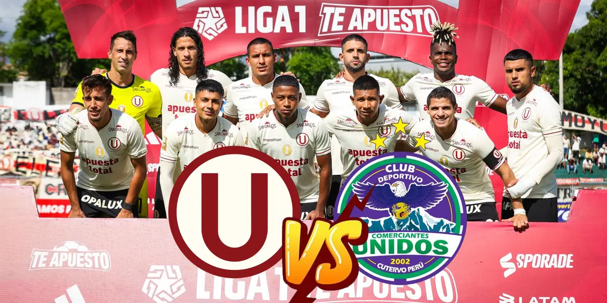 El 11 titular de Universitario de Deportes que enfrentó de visita a Unión Comercio