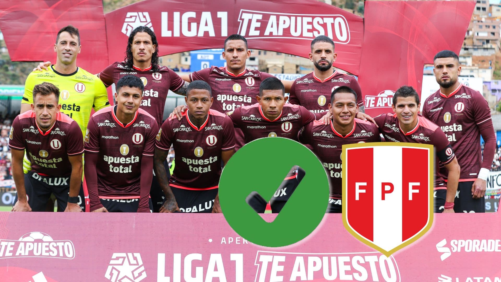 El 11 titular de Universitario de Deportes que enfrentó de visita al ADT de Tarma