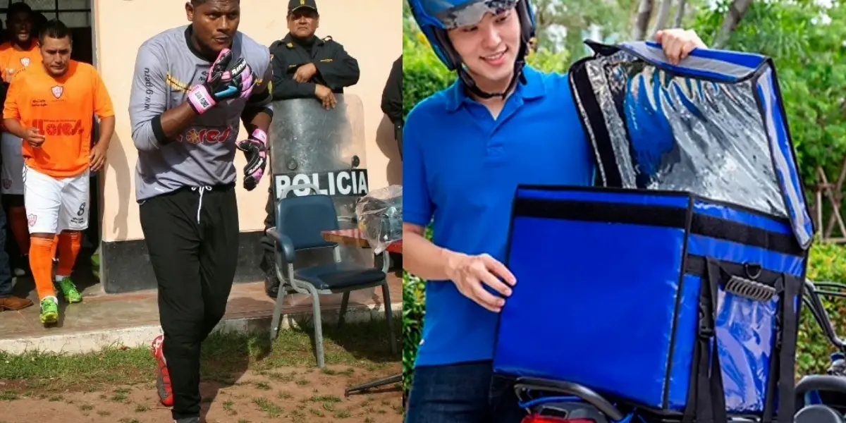 El arquero que se hizo famoso por sus bloppers ha incursionado en varios trabajos, entre los más insólitos está el de repartidor de sus emprendimientos.